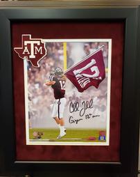 CULLEN GILLASPIA AUTOGRAPHED A&M PIECE 202//254